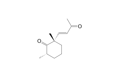 (1'E,2RS,6RS)-2,6-DIMETHYL-2-(3'-OXOBUT-1'-ENYL)-CYCLOHEXANONE