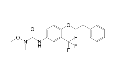 Urea, N-methoxy-N-methyl-N'-[4-(2-phenylethoxy)-3-(trifluoromethyl)phenyl]-