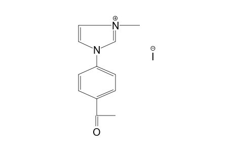 1-(p-ACETYLPHENYL)-3-METHYLIMIDAZOLIUM IODIDE