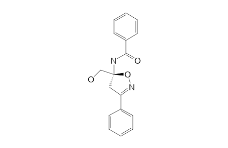 (5'S)-N-(5'-HYDROXYMETHYL-3'-PHENYL-DELTA-2'-ISOXAZOLIN-5'-YL)-BENZAMIDE