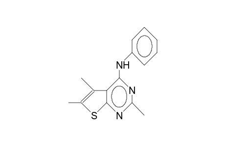 N-Phenyl-2,5,6-trimethyl-thieno(2,3-D)pyrimidin-4-amine