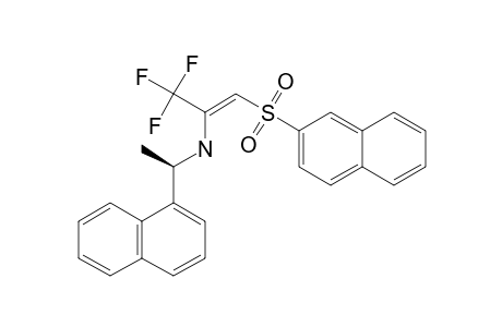 (+/-)-N2-[1-(1-NAPHTHYL)-ETHYL]-1,1,1-TRIFLUORO-3-(2-NAPHTHYLSULFONYL)-2-PROPANIMINE;ENAMINO-TAUTOMER