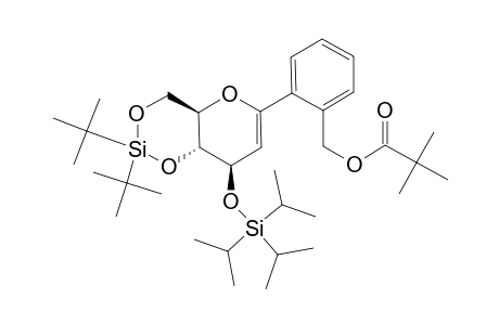 1-C-(BENZYL-PIVALATE)-3-O-TRIISOPROPYLSILYL-4,6-O-DI-(TERT.-BUTYL)-SILANE-DIYL-D-GLUCAL