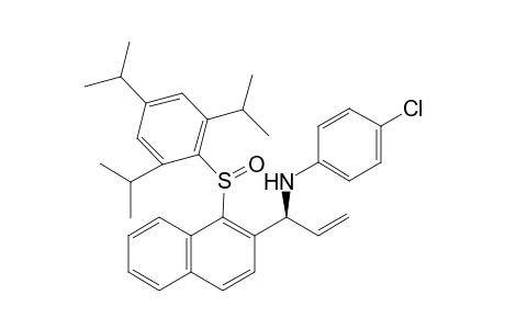 (R*s,S*)-N-(p-Chlorophenyl-)1-[1-(2,4,6-triisopropylphenylsulfinyl)-2-naphthyl]prop-2-enylamine