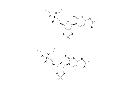 DIETHYL-[1'-(5',6'-DIDEOXY-2',3'-O-ISOPROPYLIDENE-BETA-D-RIBO-5'-HEXENOFURANOSYL)-4-N-ACETYLCYTOSYL]-6'-PHOSPHONATE