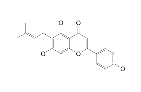 6-(3-METHYLBUT-2-ENYL)-APIGENIN