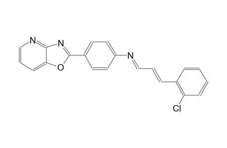 benzenamine, N-[(E,2E)-3-(2-chlorophenyl)-2-propenylidene]-4-oxazolo[4,5-b]pyridin-2-yl-