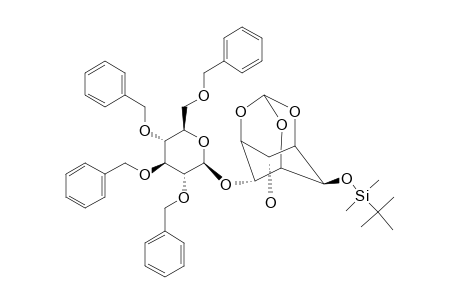 1L-2-O-[(TERT.-BUTYL)-DIMETHYLSILYL]-1,3,5-TRI-O-METHYLIDYNE-4-O-(2,3,4,6-TETRA-O-BENZYL-BETA-D-GLUCOPYRANOSYL)-MYO-INOSITOL