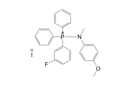 N-METHYL-N-(PARA-METHOXYPHENYL)-IMINO-META-FLUOROPHENYLDIPHENYLPHOSPHONIUM-IODIDE