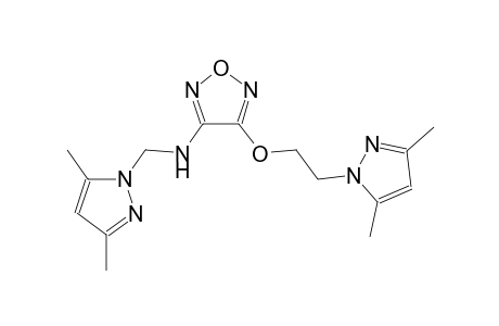 1,2,5-oxadiazol-3-amine, 4-[2-(3,5-dimethyl-1H-pyrazol-1-yl)ethoxy]-N-[(3,5-dimethyl-1H-pyrazol-1-yl)methyl]-