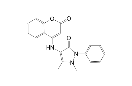 1,5-dimethyl-4-[(2-oxo-2H-chromen-4-yl)amino]-2-phenyl-1,2-dihydro-3H-pyrazol-3-one