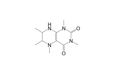 2,4(1H,3H)-Pteridinedione, 5,6,7,8-tetrahydro-1,3,5,6,7-pentamethyl-