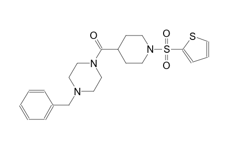 1-benzyl-4-{[1-(2-thienylsulfonyl)-4-piperidinyl]carbonyl}piperazine