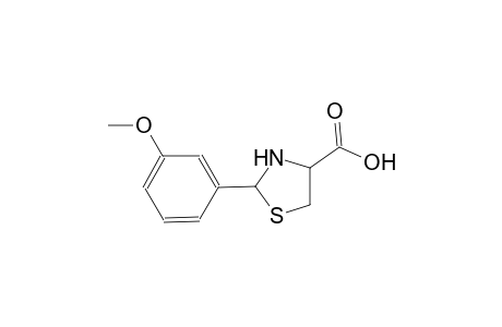 2-(3-methoxyphenyl)-1,3-thiazolidine-4-carboxylic acid