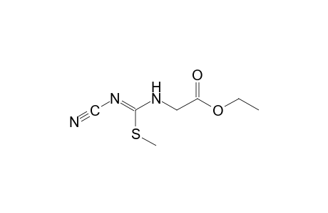 N-[N-cyano-1-(methylthio)formimidoyl]glycine, ethyl ester