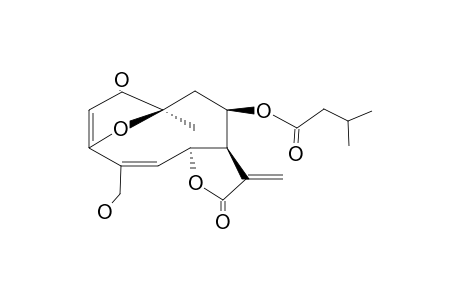 GERMACRA-2Z,4Z,11(13)-TRIEN-12,6-A-OLIDE,3,10-B-EPOXY-15-HYDROXY-1-OXO-8-B-ISOVALEROYLOXY