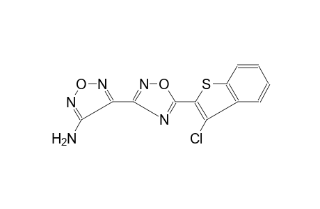 1,2,5-Oxadiazol-3-amine, 4-[5-(3-chloro-2-benzothienyl)-1,2,4-oxadiazol-3-yl]-