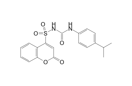 N-(4-isopropylphenyl)-N-(coumarin-4-sulfonyl)urea