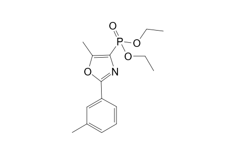 4-[O,O-Diethylphosphoryl]-5-methyl-2-(3'-methylphenyl)oxazole