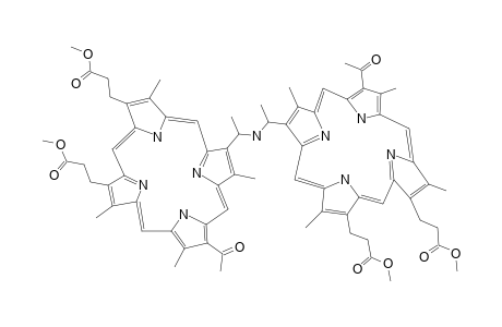 BIS-[2(4)-ACETYL-DEUTEROPORPHYRIN-DIMETHYLESTER]-4(2)-ETHYLAMINO