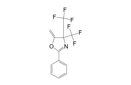 5-METHYLIDENE-2-PHENYL-4,4-BIS-(TRIFLUOROMETHYL)-2-OXAZOLINE