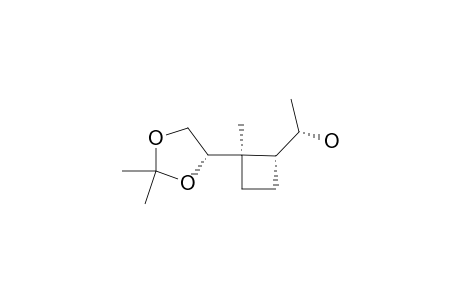 (1S)-1-[(1R,2S)-2-[(4S)-2,2-DIMETHYL-1,3-DIOXOLAN-4-YL]-2-METHYLCYCLOBUTYL]-ETHAN-1-OL