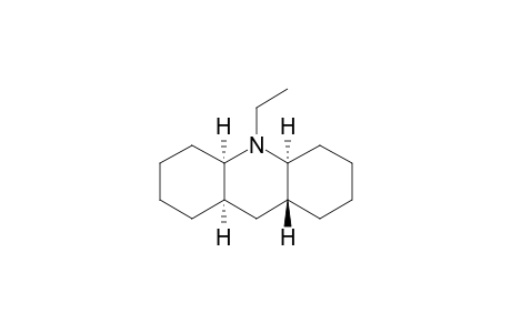 (4A-ALPHA,8A-ALPHA,9A-BETA,10A-ALPHA)-10-ETHYL-TETRADECAHYDROACRIDINE