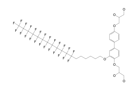 3-[4'-(2,3-DIHYDROXYPROPYLOXY)-3-(1H,1H,2H,2H,3H,3H,4H,4H,5H,5H,6H,6H-PERFLUOROOCTADECYLOXY)-BIPHENYL-4-YLOXY]-PROPANE-1,2-DIOL