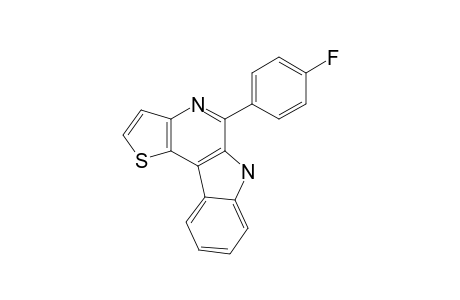 5-(4-FLUOROPHENYL)-6H-THIENO-[2',3':5,6]-PYRIDO-[3,4-B]-INDOLE