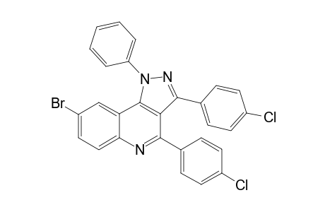 8-Bromo-3,4-bis(4-chlorophenyl)-1-phenyl-1H-pyrazolo[4,3-c]quinoline