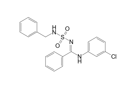 N'-(benzylsulfamoyl)-N-(m-chlorophenyl)benzamidine