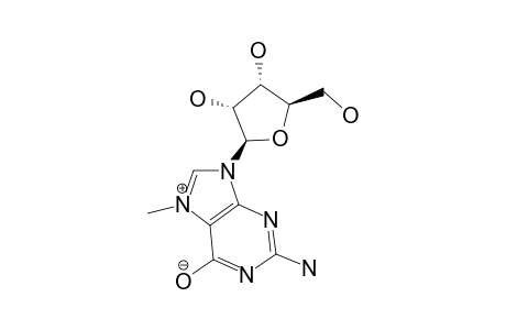 7-METHYLGUANOSINE;7-ME-G