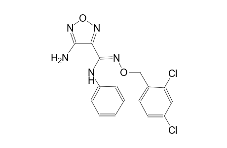 1,2,5-oxadiazole-3-carboximidamide, 4-amino-N'-[(2,4-dichlorophenyl)methoxy]-N-phenyl-