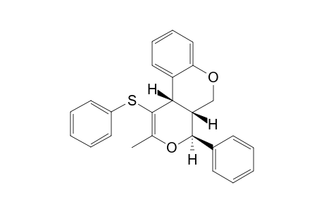 (4RS,4ASR,10BRS)-4A,10B-DIHYDRO-2-METHYL-4-PHENYL-1-PHENYLSULFENYL-4H,5H-PYRANO-[3,4-C]-[1]-BENZOPYRAN