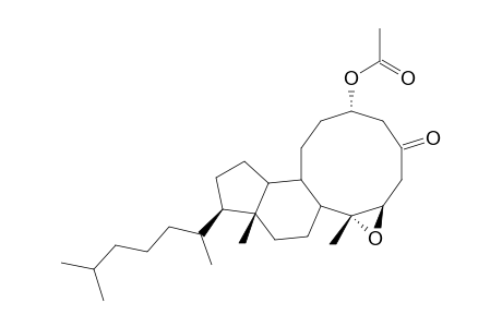 (1R,10R)-1,10-EPOXY-3-OXO-5,10-SECOCHOLESTAN-5-ALPHA-YL-ACETATE