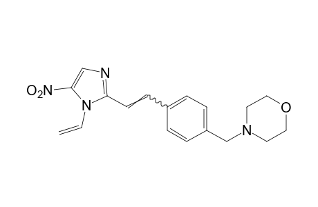 4-{p-[2-(5-nitro-1-vinylimidazol-2-yl)vinyl]benzyl}morpholine