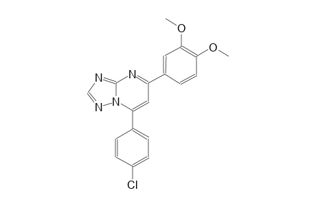 7-(4-chlorophenyl)-5-(3,4-dimethoxyphenyl)[1,2,4]triazolo[1,5-a]pyrimidine