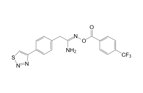 2-[p-(1,2,3-thiadiazol-4-yl)phenyl]-O-(alpha,alpha,alpha-trifluoro-p-toluoyl)acetamidoxime