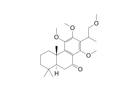 7-OXO-11,12,14-TRIMETHOXY-13-(2-METHOXY-1(R)-METHYLETHYL)-PODOCARPA-8,11,13-TRIENE