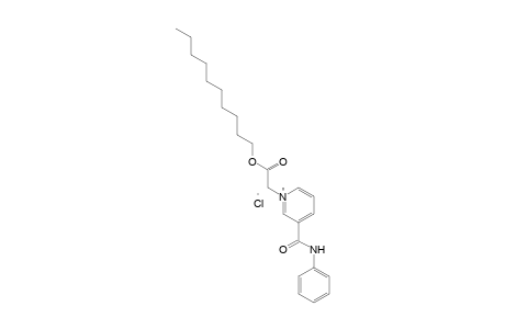 1-(CARBOXYMETHYL)-3-(PHENYLCARBAMOYL)PYRIDINIUM CHLORIDE, DECYL ESTER