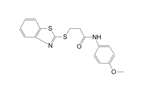 3-(1,3-benzothiazol-2-ylsulfanyl)-N-(4-methoxyphenyl)propanamide