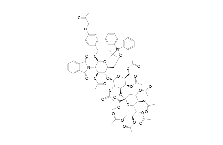 #12;4-O-ACETYL-DIOXYXYLENE-[METHYL-(5-ACETAMIDO-4,7,8,9-TETRA-O-ACETYL-3,5-DIDEOXY-D-GLYCERO-ALPHA-D-GALACTO-2-NONULOPYRANOSYL)-ONATE]-(2->3)-O-(2,4,6-TRI-O-AC