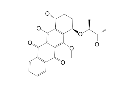 [7R-(7-ALPHA,10-BETA)]-10,11-DIHYDROXY-7-[(1'R,2'R)-2'-HYDROXY-1'-METHYLPROPOXY]-6-METHOXY-7,8,9,10-TETRAHYDRONAPHTHACENE-5,12-DIONE