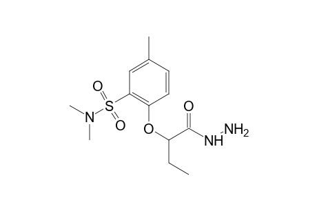 2-{[2-(dimethylsulfamoyl)-p-tolyl]oxy}butyric acid, hydrazide