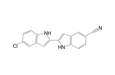 5'-Chloro-1H,1'H-[2,2'-bisindole]-5-carbonitrile