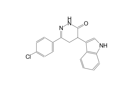 3-(4-Chlorophenyl)-5-(1H-indol-3-yl)-4,5-dihydro-1H-pyridazin-6-one