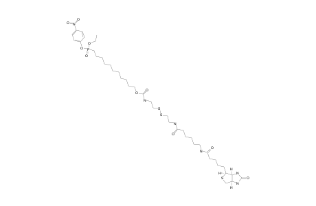 #8;ETHYL-(4-NITROPHENYL)-(11-[(2-[(2-[6-(5-[(3AR,4R,6AS)-2-OXOPERHYDROTHIENO-[3,4-D]-IMIDAZOL-4-YL]-PENTANOYLAMINO)-HEXANOYL]-AMINOETHYL)-DISULFANYL]-ETHYLAMIN