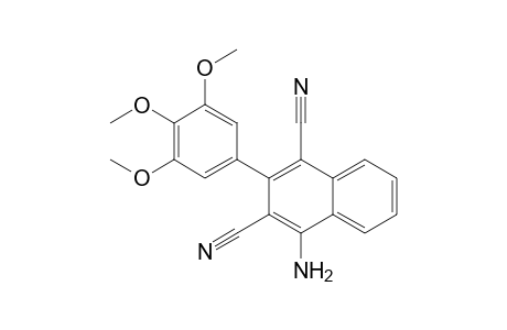 4-Amino-2-(3,4,5-trimethoxyphenyl)naphthalene-1,3-dicarbonitrile