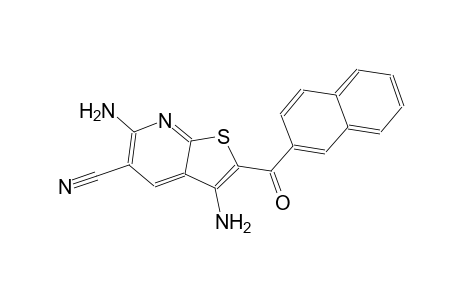 3,6-diamino-2-(2-naphthoyl)thieno[2,3-b]pyridine-5-carbonitrile