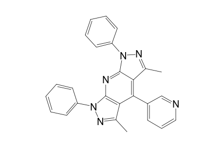 3,5-DIMETHYL-1,7-DIPHENYL-4-(3-PYRIDYL)-1H,7H-BISPYRAZOLO-[3,4-B:4',3'-E]-PYRIDINE